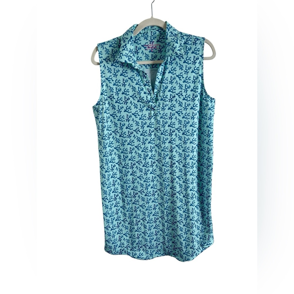 Vineyard Vines Sankaty Lucaya coral reef activewear shirt dress